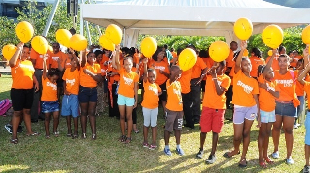 A campaign to eliminate gender-based violence is launched in all primary schools in Seychelles