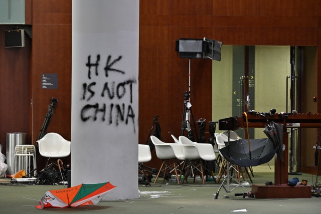 China and Britain wage war of words over Hong Kong