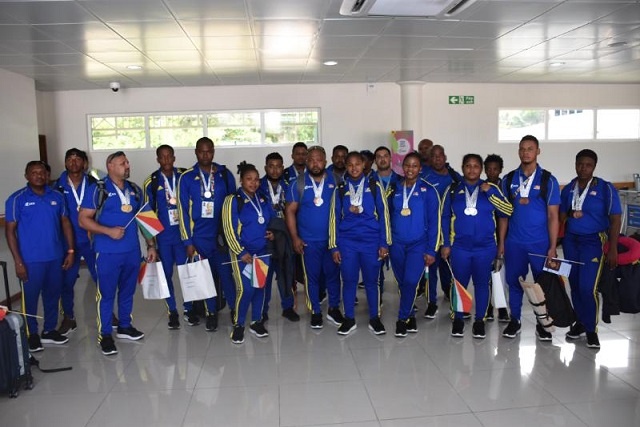 5 top golden athletes of Team Seychelles at Indian Ocean Island Games in Mauritius