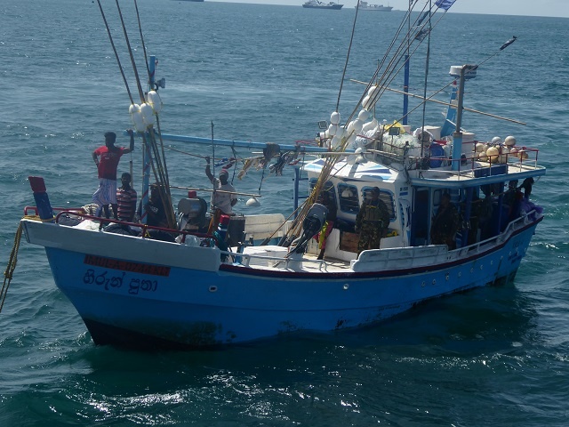 7 Sri Lankans are detained in Seychelles on suspicion of illegal fishing