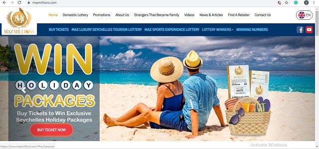 Seychellois lottery offers the chance to win island vacations, Premier League sports matches as prizes