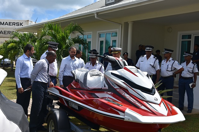 UAE's gift of 4 jet skis intended to help Seychelles fight drug trade at sea