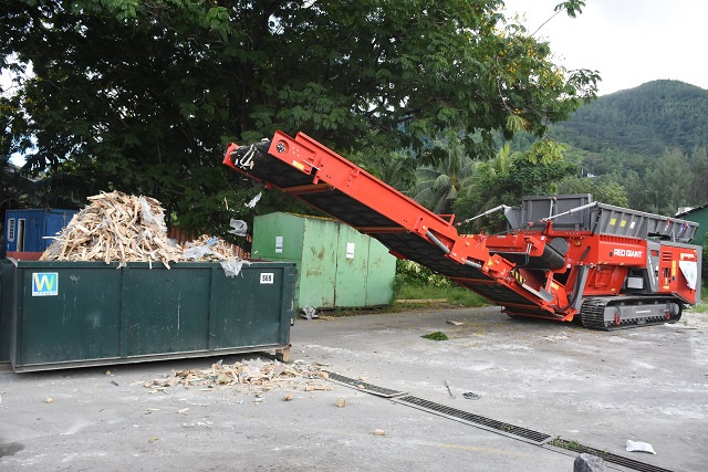 Waste crusher expected to ease space crunch at Seychelles' landfill