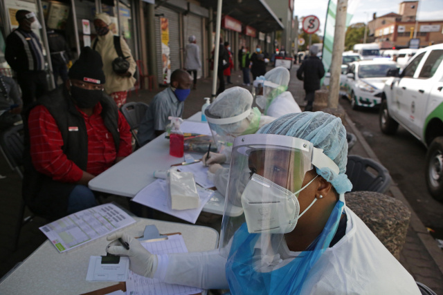 South Africa's virus cases jump by 10,000 in five days