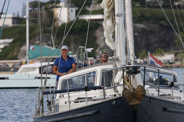 Dutch couple sailing the world stop in Seychelles after 102 days in isolation at sea