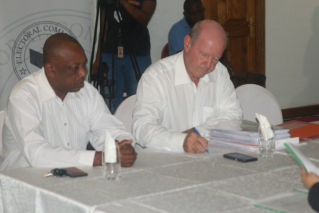 One Seychelles leader St Ange submits nomination documents for October presidential election