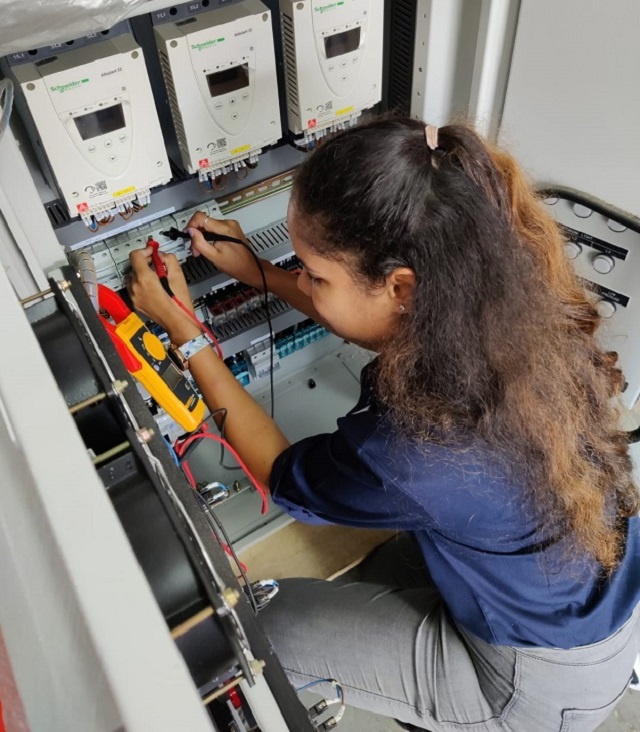 Seychelles’ Public Utilities Company now has its first Seychellois female electrical engineer