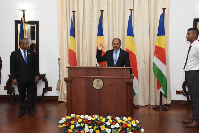 Vice President Afif sworn in, pledges to help new president's vision of reform