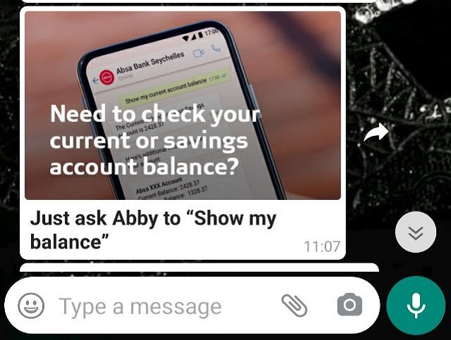 Absa Bank Seychelles launches digital assistant on the WhatsApp platform