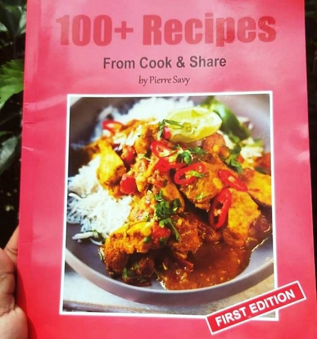 Cook & Share recipe book is a mixture of food cultures from a Seychellois in Switzerland