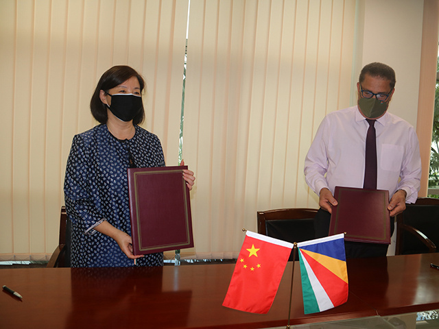 La Chine accorde une subvention de 40 millions de RMB aux Seychelles