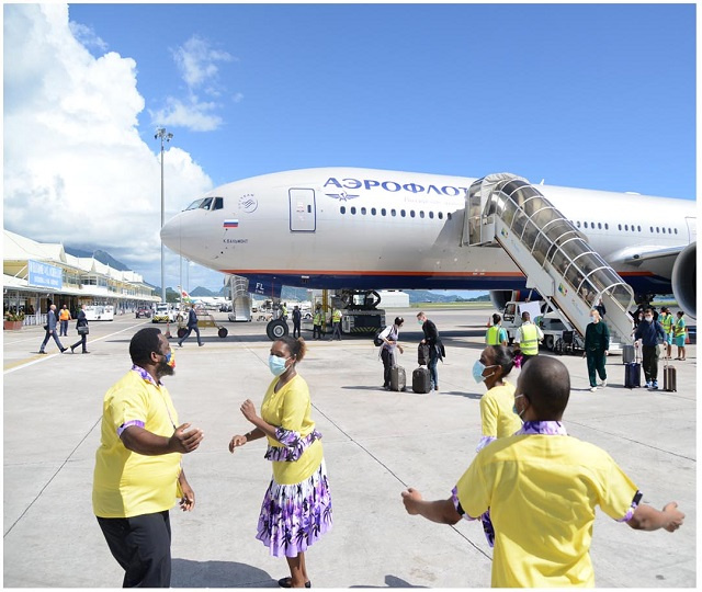 Russian airline Aeroflot lands in Seychelles - with tourists! - after 17-year hiatus