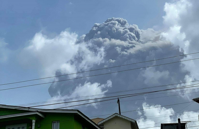 Power and water outages strike Saint Vincent after volcanic eruption