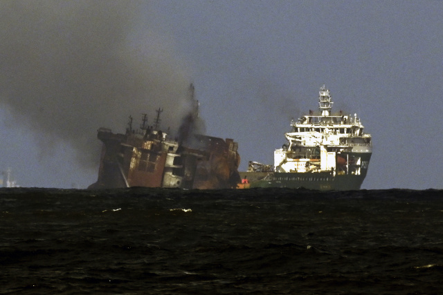 Sri Lanka seeks $40 million in damages over ship fire