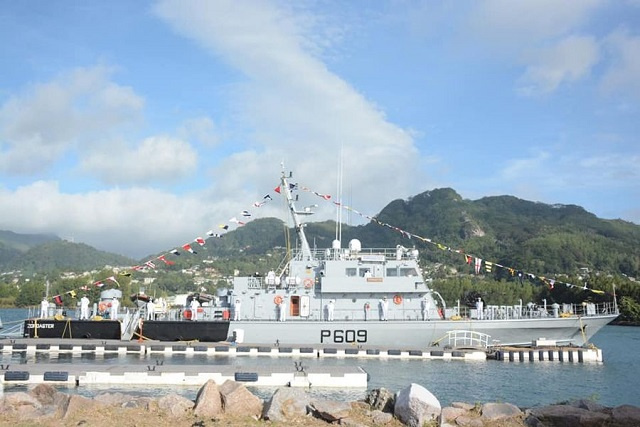 New $13 million craft from India gives Seychelles Coast Guard a boost