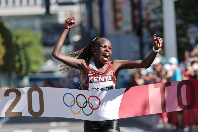 Jepchirchir gives Kenya back to back women's marathon Olympic titles