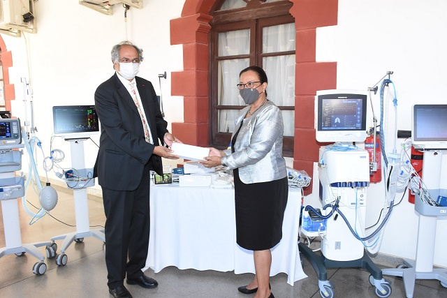 Les dons de la Commission de l'océan Indien aident les Seychelles à améliorer leur préparation médicale