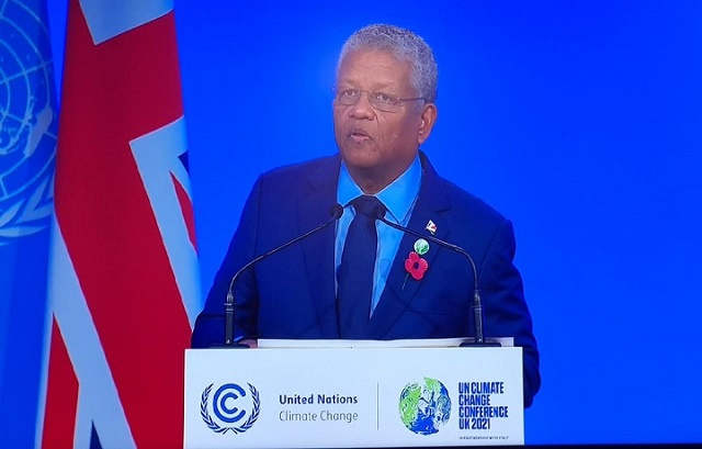 Le Président des Seychelles à la COP26 : le monde doit forger un pacte environnemental