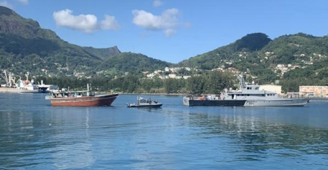 8 suspects arrested, vessel seized by Seychelles' Coast Guard