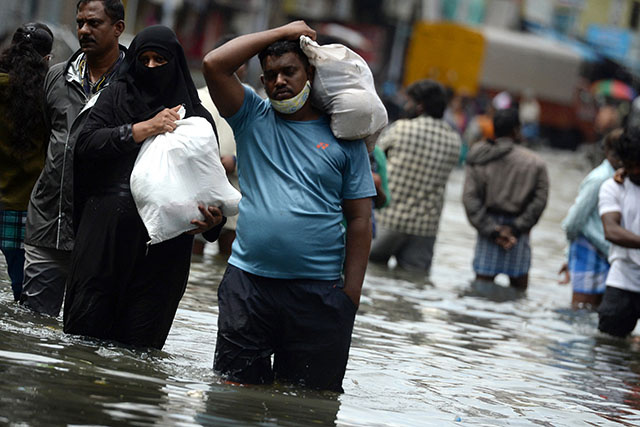 Inondations dans le sud de l'Inde: Bangalore sous l'eau