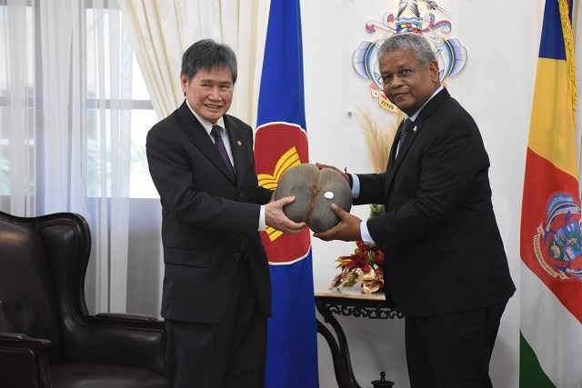 Leader of South East Asian Nations looks to strengthen ties with Seychelles