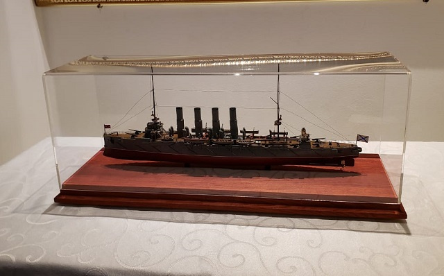Russian ambassador donates first model ship for Seychelles' National Maritime Museum