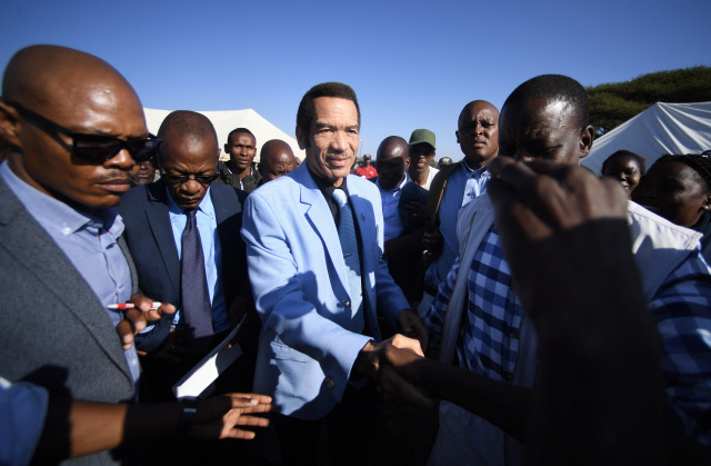 Botswana ex-leader Khama accused of illegally possessing firearms