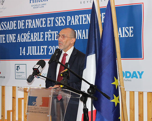 La France réaffirme son soutien aux Seychelles à l’occasion du 14 juillet.