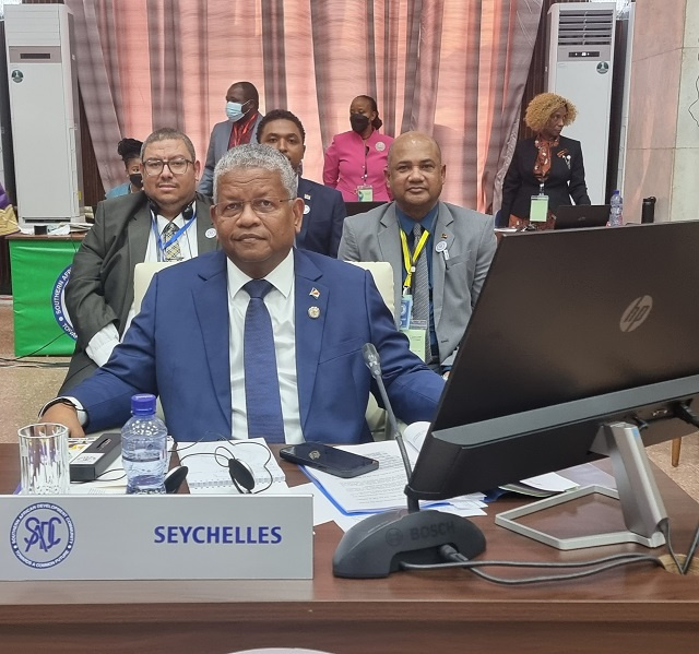Sommet de la SADC : la sécurité maritime continue d'être une menace, déclare le président des Seychelles