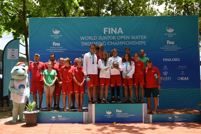 USA and Hungary dominate FINA world junior swimming championship in Seychelles