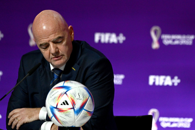 FIFA chief blasts 'hypocrisy' of Western nations on eve of World Cup