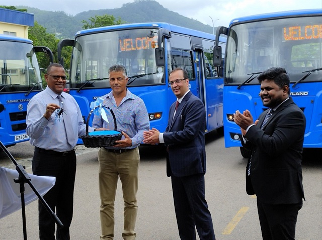 Seychelles receives new Ashok Leyland buses made for island use