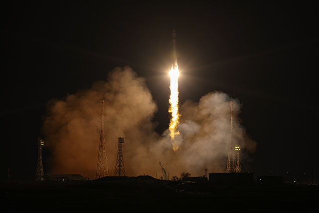 Décollage d'un vaisseau de secours russe vers la Station spatiale internationale