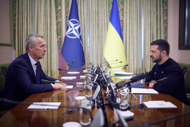 Zelensky presses NATO on membership, long-range weapons