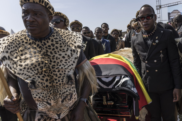 South Africa holds state funeral for divisive Zulu leader Buthelezi