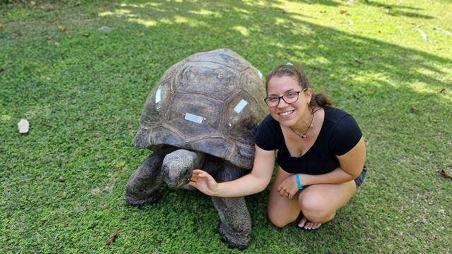 Seychellois student studies reproductive failure in threatened turtles and tortoises