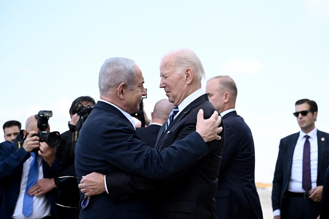 Biden backs Israel account of Gaza hospital strike, denounces Hamas