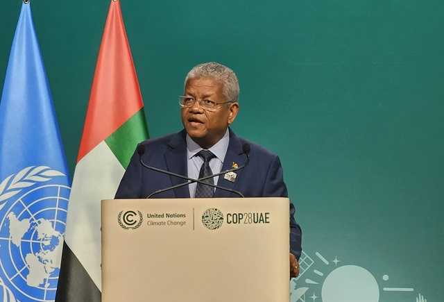 Seychelles' President pleads for "urgency of deliberations in Dubai" COP28 in pursuit of sustainable future