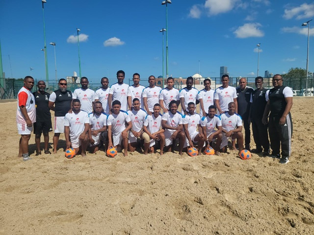 Seychelles national beach soccer team tests skills in Dubai training camp 