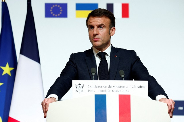 Ukraine: Macron affirme que l'envoi de troupes occidentales à l'avenir ne peut "être exclu"