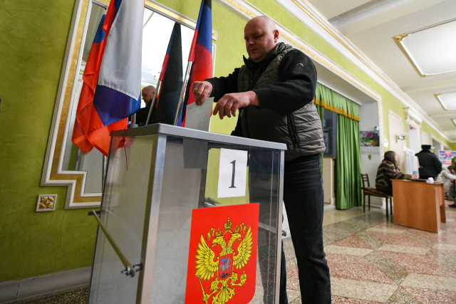 Fatal Ukrainian strikes rock Russia as vote cements Putin's grip