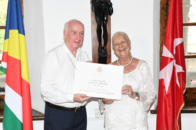Order of Malta donates €35,000 for Farm of Hope in Seychelles 