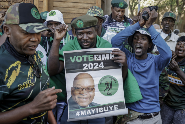 South Africa's top court strikes Zuma from ballot