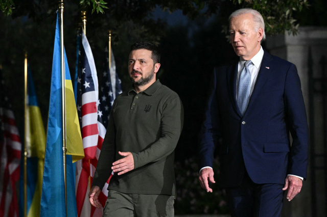 Biden, Zelensky hail $50 billion G7 loan for Ukraine