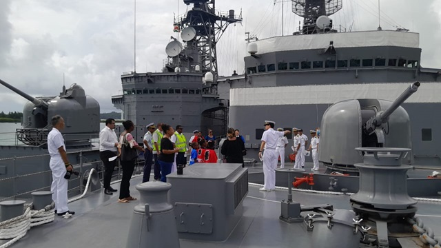 Japan Training Squadron ships arrive in Seychelles as part of worldwide tour