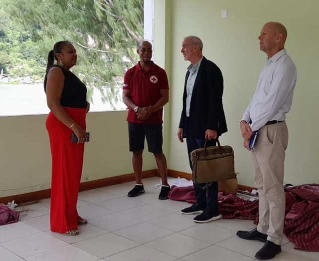 Pacific Disaster Centre official visits Red Cross Society of Seychelles 