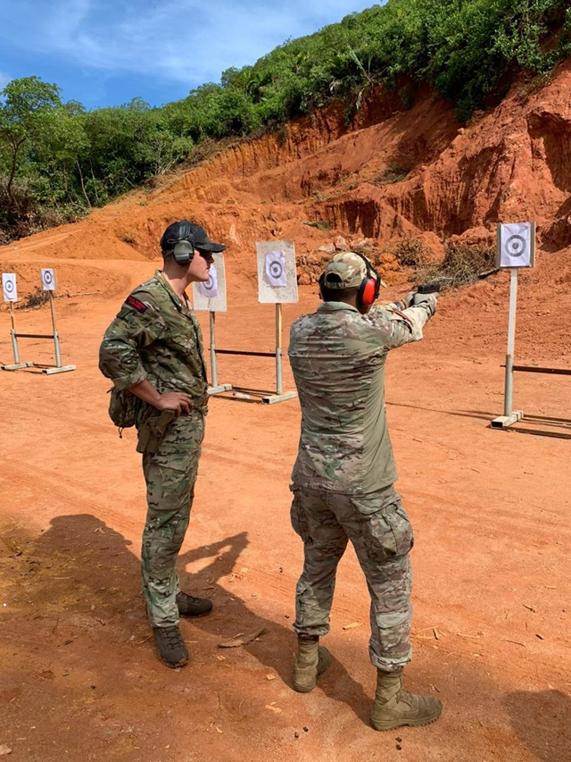 Seychelles' Special Forces Unit and UK's Royal Marines conduct joint training exercises on jungle warfare 