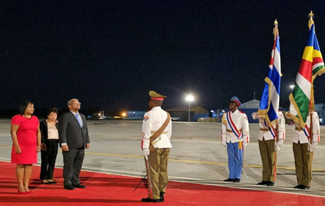 Le président des Seychelles en visite officielle à Cuba