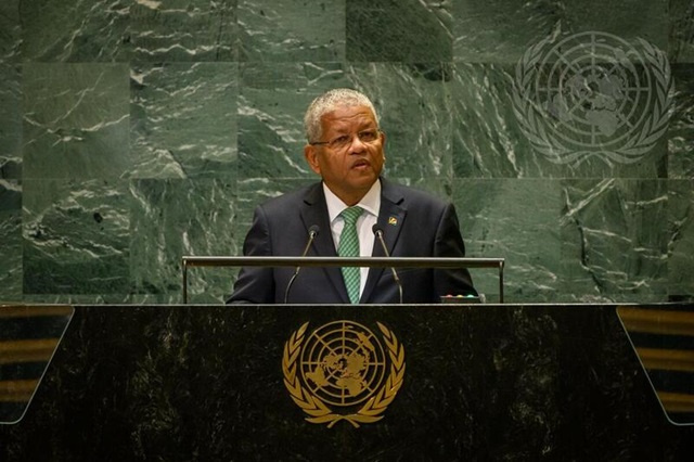 Le changement climatique est le principal défi pour l'humanité, déclare le président des Seychelles