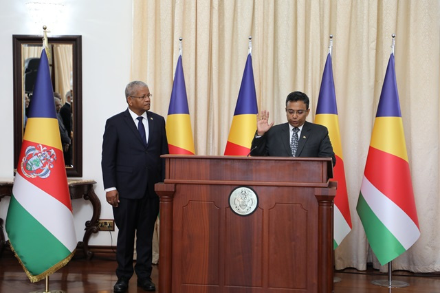 Sri Lankan attorney Vincent Perera sworn in as new Attorney General of Seychelles